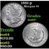 Image 1 : 1881-p Morgan Dollar $1 Grades Select+ Unc