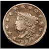 Image 2 : 1824 Coronet Head Large Cent 1c Grades f+
