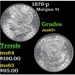 1879-p Morgan Dollar $1 Grades Select+ Unc