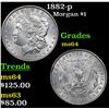 Image 1 : 1882-p Morgan Dollar $1 Grades Choice Unc