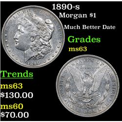 1890-s Morgan Dollar $1 Grades Select Unc