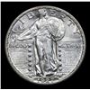 Image 2 : 1927-p Standing Liberty Quarter 25c Grades Choice AU/BU Slider FH