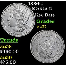 1886-o Morgan Dollar $1 Grades Choice AU