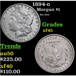 1894-o Morgan Dollar $1 Grades xf+