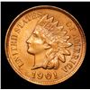 Image 2 : 1901 Indian Cent 1c Grades Select+ Unc RD