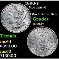 1890-s Morgan Dollar $1 Grades Select+ Unc