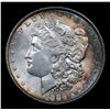 Image 2 : 1886-p Rainbow Toned Morgan Dollar $1 Grades Choice+ Unc