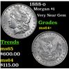 Image 1 : 1888-o Morgan Dollar $1 Grades Choice+ Unc