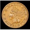 Image 2 : 1863 New York Civil War Token 1c Grades Select+ Unc BN