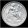 Image 2 : 1890-p Seated Liberty Dime 10c Grades Select Unc