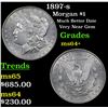Image 1 : 1897-s Morgan Dollar $1 Grades Choice+ Unc