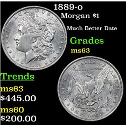 1889-o Morgan Dollar $1 Grades Select Unc