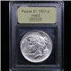Image 4 : ***Auction Highlight*** 1921-p Peace Dollar $1 Graded Select Unc By USCG (fc)
