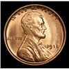 Image 2 : ***Auction Highlight*** 1918-p Lincoln Cent 1c Graded Gem+ Unc RD By USCG (fc)