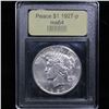 Image 4 : ***Auction Highlight*** 1927-p Peace Dollar $1 Graded Choice Unc By USCG (fc)