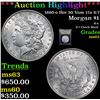 Image 1 : ***Auction Highlight*** 1880-o Hot 50 Vam 17a 8/7 Morgan Dollar $1 Graded Select Unc By USCG (fc)