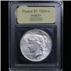 Image 4 : ***Auction Highlight*** 1924-s Peace Dollar $1 Graded Select+ Unc By USCG (fc)