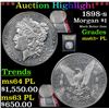 Image 1 : ***Auction Highlight*** 1898-s Morgan Dollar $1 Graded Select Unc+ PL By USCG (fc)