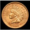 Image 2 : ***Auction Highlight*** 1908 Indian Cent 1c Graded Gem+ Unc RD By USCG (fc)