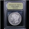 Image 4 : ***Auction Highlight*** 1921-p Morgan Dollar $1 Graded Select Unc DMPL By USCG (fc)