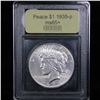 Image 4 : ***Auction Highlight*** 1935-p Peace Dollar $1 Graded GEM+ Unc By USCG (fc)