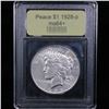 Image 4 : ***Auction Highlight*** 1928-p Peace Dollar $1 Graded Choice+ Unc By USCG (fc)