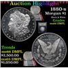 Image 1 : ***Auction Highlight*** 1880-s Morgan Dollar $1 Graded GEM+ UNC DMPL By USCG (fc)
