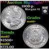 Image 1 : ***Auction Highlight*** 1900-p Morgan Dollar $1 Graded GEM++ Unc By USCG (fc)
