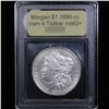 Image 4 : ***Auction Highlight*** 1890-cc Vam 4 Tailbar Morgan Dollar $1 Graded Select+ Unc By USCG (fc)