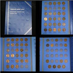 Partial Lincoln cent book 1941-1961 65 coins . .