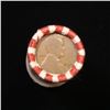 Image 2 : Mixed small cents 1c orig shotgun roll, 1858 Flying Eagle Cent, 1911-d Wheat Cent other end