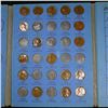 Image 4 : Starter Lincoln cent book 1909- 1940 48 coins . .