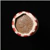 Image 3 : Mixed small cents 1c orig shotgun roll, 1918-d Wheat Cent, 1893 Indian Cent other end
