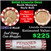 Image 1 : ***Auction Highlight*** Key Date 1931-s Wheat Cent end, Mixed small cents 1c orig shotgun roll, WOW 