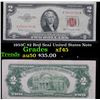 Image 1 : 1953C $2 Red Seal United States Note Grades xf+