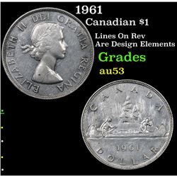 1961 Canadian Dollar 1 Grades Select AU