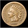 Image 2 : 1859 Indian Cent 1c Grades vf++