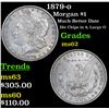 Image 1 : 1879-o Morgan Dollar $1 Grades Select Unc