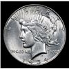Image 2 : ***Auction Highlight*** 1934-p Peace Dollar $1 Graded Choice+ Unc By USCG (fc)