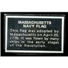 Image 3 : Flags of the American Revolution Massachusetts Navy Flag .8oz .925 Sterling Silver Bar Grades