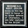Image 3 : Flags of the American Revolution Secon S.C. Regt. Color .6oz .925 Sterling Silver Bar Grades