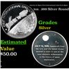 Image 1 : America In Space First International Link-Up In Space 1oz. .999 Silver Round Grades