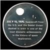 Image 3 : America In Space First International Link-Up In Space 1oz. .999 Silver Round Grades