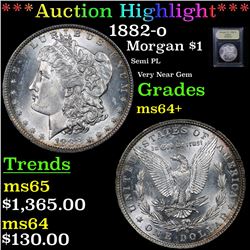 ***Auction Highlight*** 1882-o Morgan Dollar $1 Graded Choice+ Unc By USCG (fc)