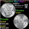 Image 1 : ***Auction Highlight*** 1889-s Morgan Dollar $1 Graded Select+ Unc By USCG (fc)