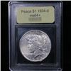 Image 4 : ***Auction Highlight*** 1934-d Peace Dollar $1 Graded Choice+ Unc By USCG (fc)