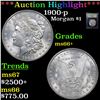 Image 1 : ***Auction Highlight*** 1900-p Morgan Dollar $1 Graded GEM++ Unc By USCG (fc)
