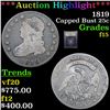 Image 1 : ***Auction Highlight*** 1819 Capped Bust Quarter 25c Graded f+ By USCG (fc)