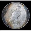 Image 3 : 1924-p Rainbow Toned Peace Dollar $1 Grades Select Unc