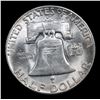 Image 3 : 1949-s Franklin Half Dollar 50c Grades Choice+ Unc